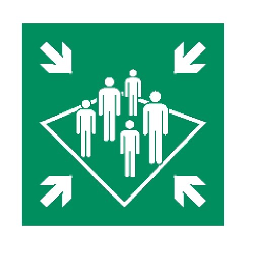 Muster Station IMO Sign 150x150