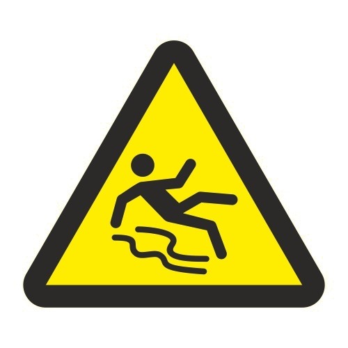 Slippery Surface IMO Sign 150x150