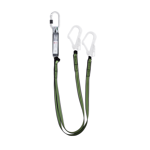 HOPE forked energy absorbing webbing lanyard